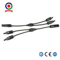 Cables connecteur de 1 des paires Y de branche de parallèle adaptateur de panneau solaire 1M2F + 2M1F