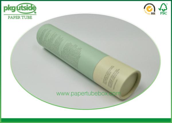 100% Recycled Cylinder Box Packaging , Handmade Paper Tube Packaging
