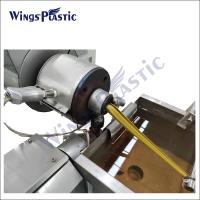 Linea de producción de extrusores de tubos de tubería de manguera corrugada de plástico LLDPE EVA suave espiral flexible