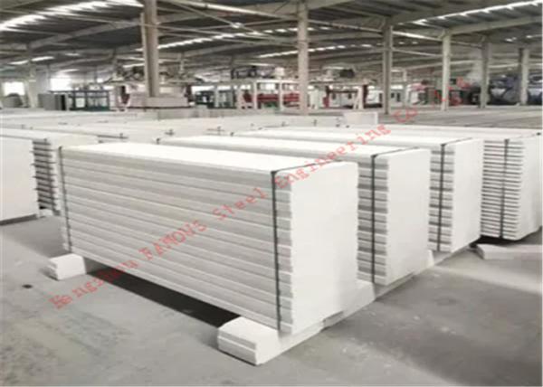 painéis concretos de pouco peso decorativos de 75mm, painéis de muro de cimento de pouco peso de AAC