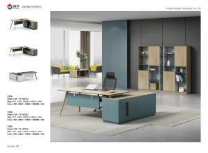 Emerald Green Executive Office Desks 25mm 0,28 CBM pour des forces de défense