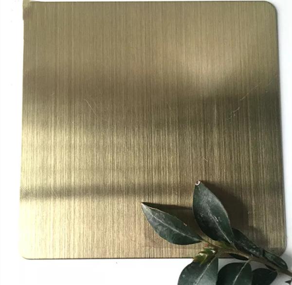 Decorative 3D Antique Stainless Steel Panels Thickness 0.3-3mm Durable