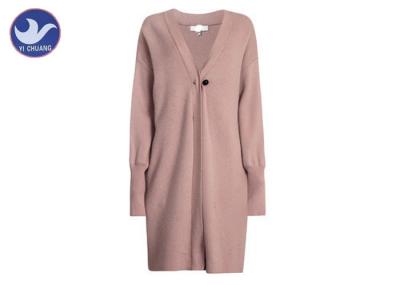 Spiral Pin Closure V Neck Cardigan Women's , Long Cable Knit Cardigan Sweater Women's