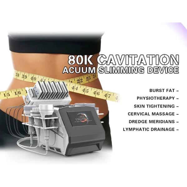 AS94 Rf Vacuum Cavitation System Skin Tightening 6 In 1 80K Ultrasound Cavitation Reducir La Grasa Cellulite Removal