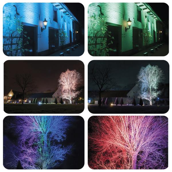 400W LED Floodlight IP65 Outdoor Landscape Garden Tree lighting High Lumen Die-cast Aluminum Exterior Stage Wash Light