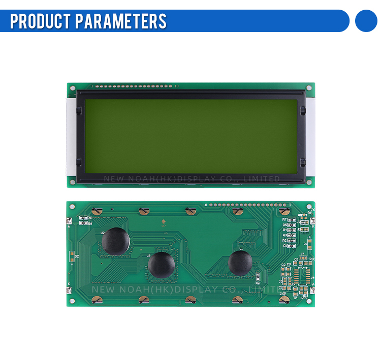 Cyrillic Yellow Green Film 2004C-1 LCD Module Large Character Industrial Grade Display Screen 18PIN