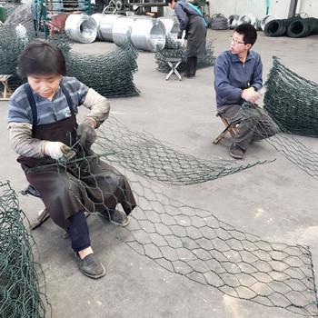 1*1*2mサイズ レテ メタリカ ガビオン網壁 貯水池 堤防 強化 高強度 耐性網