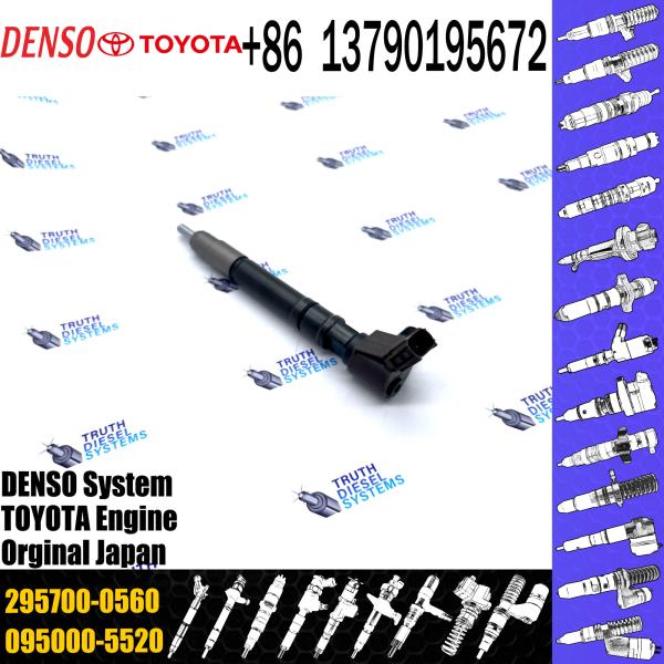 23670-0e020 23670-0e010 23670-09430 Injetor Diesel para Fortuner 1gd-ftv 2gd-ftv 1gd 2gd 295700-0550 295700-0560