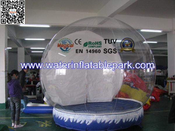 Advertising Large Inflatable Bubble Tent  Outdoor with 2 Tunnels