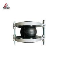 Conexão de flange de articulação flexível de borracha de esfera única transversal axial parafusos e porcas personalizados