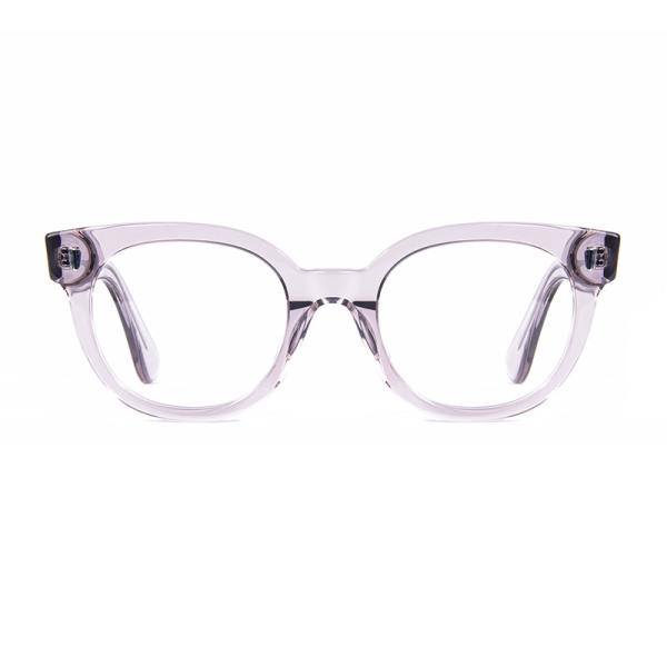 Armação de óculos de acetato redonda colorida transparente moda unissex 49-21-145 mm