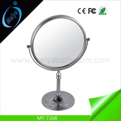 desktop pocket makeup mirror, table double side cosmetic mirror