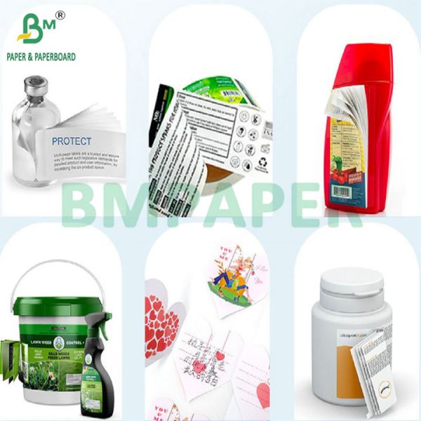 Glossy Matte 80gsm 90gsm C1S Coated Chromo Paper For Making Self-adhesive Labels Glossy Matte 80gsm 90gsm C1S Coated Chromo Paper For Making Self-adhesive Labels