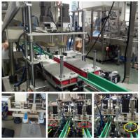 Movimento controlado tampando linear da máquina da pitada de quatro rodas eletricamente