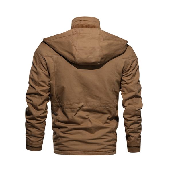 Продавцы Динг Работа Мужчина Гофли куртка Мужская Утилита Высококачественный грузовик Подстриженные одежды Winddicht Коричневая куртка
