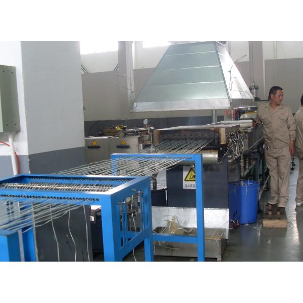 Fiber Coating Thermoplastic Line , Polymer Plastic Granulator Machine
