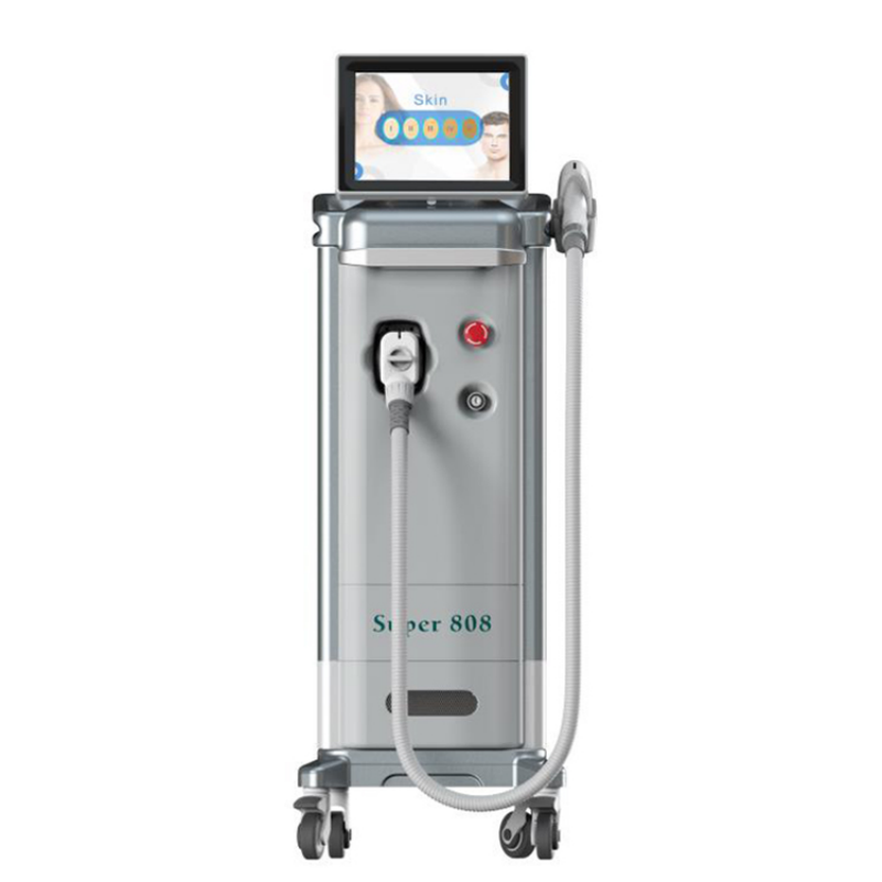 Super Permanent 3 Wavelength 808nm Diode Laser Hair Removal Machine For All Skin Color