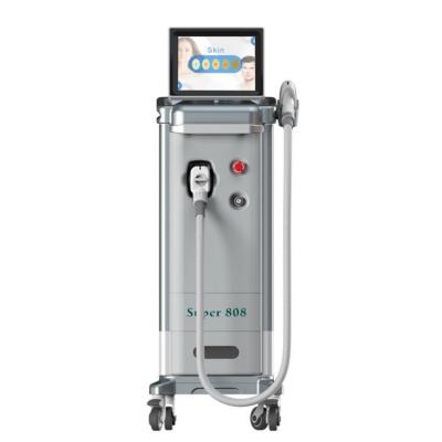 Super Permanent 3 Wavelength 808nm Diode Laser Hair Removal Machine For All Skin Color