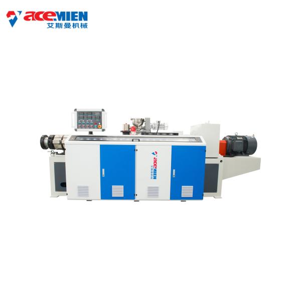 380V Glazed PVC Plastic Roofing Tile Making Machine 3D Bamboo Shape