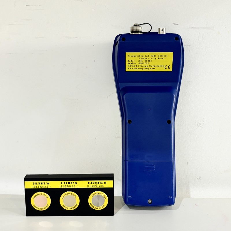 HEC-103B1 Digital Conductivity Meter Eddy Current Tester Non-ferromagnetic Metal Conductivity Resistivity Detector