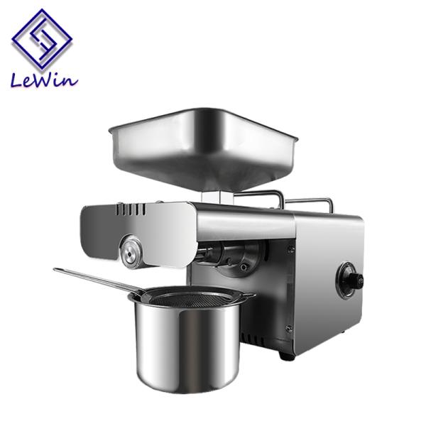 Portable Peanut Home Oil Press Machine Stainless Steel Material For Cooking Oil