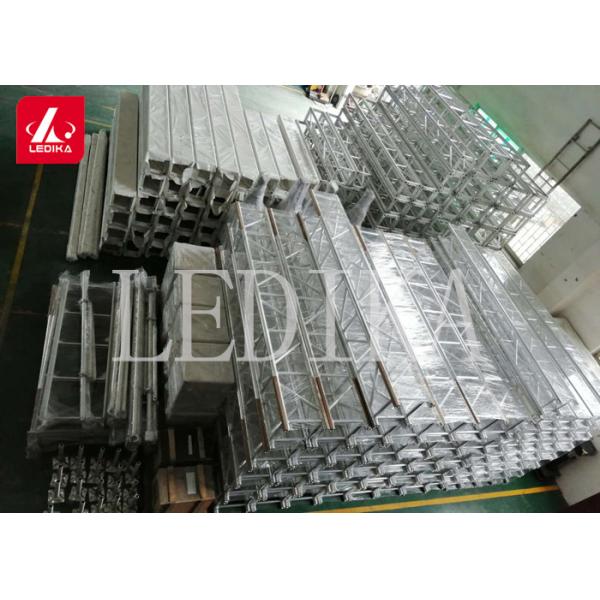 Single Action Aluminum Square Truss Rod Frame Truss Structure / Event Spigot Bolt Truss