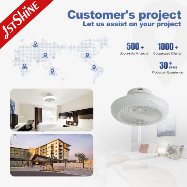 Ventilador de teto decorativo de 18 polegadas com luzes 6 opção de velocidade e funcionalidade dimmable