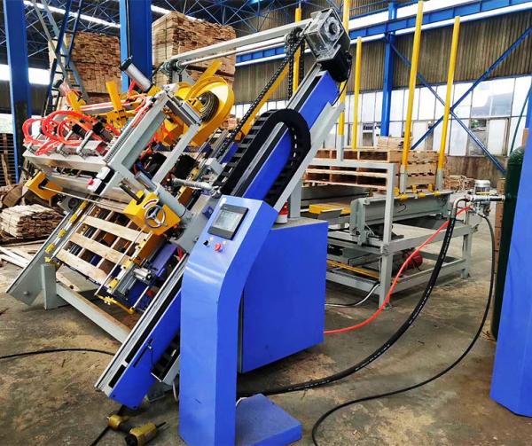 Pálete PT-1500 de madeira pneumática que prega a máquina, pálete pneumática que prega a tabela