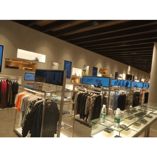 CH 12 37 Android  Commercial Shopping Mall Poster Stretched bar Lcd Digital Signage Advertising Display Screen for Business Shop