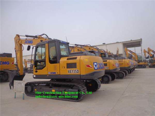 máquina escavadora hidráulica Machine XE135D 0,32 médio da esteira rolante 13200kg - 0.61m3