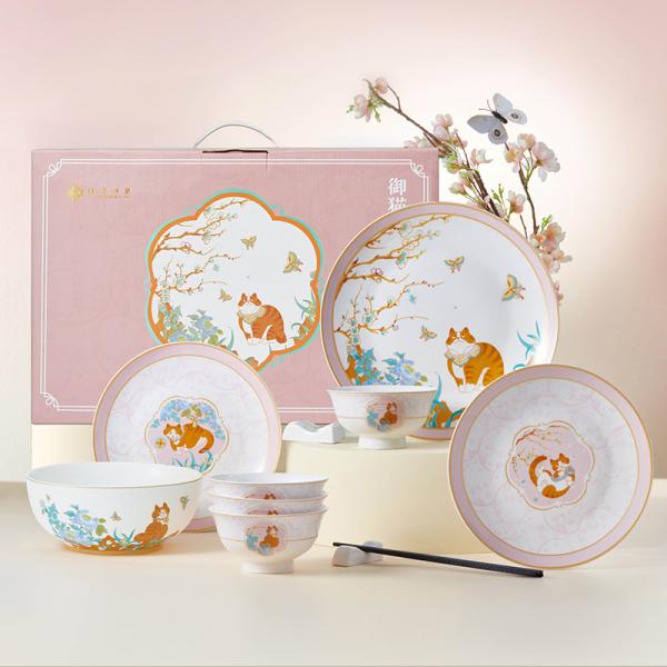 Salad Plate Included All-Season Ceramic Dinnerware Sets For Bulk Purchase