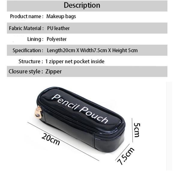 Mini portable pencil bag travelling on business carry make-up small candy color lovely girl heart brush storage bag