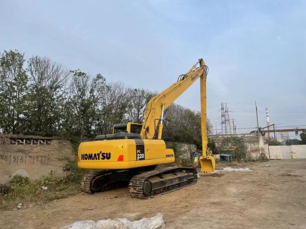 Originla Japan Used Komatsu Excavator PC220-7 Crawler With 18 Meters Long Arm