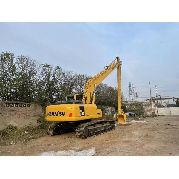 Originla Japan Used Komatsu Excavator PC220-7 Crawler With 18 Meters Long Arm