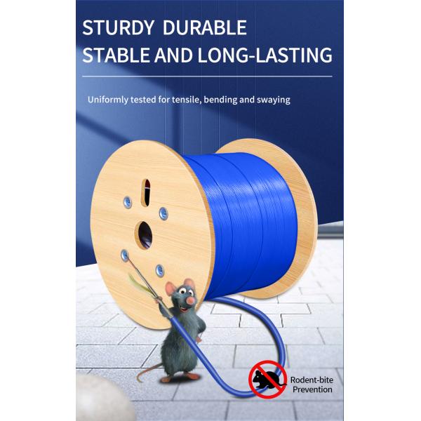 GJFJKV SM / MM Armored Optical Fiber PVC Jacket Fibre Optic Cable Armoured