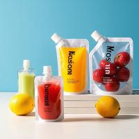 Airtight & Leak-Proof Stand-Up Liquid Pouches With Easy-Pour Spout For Beverages, Sauces, Cosmetics