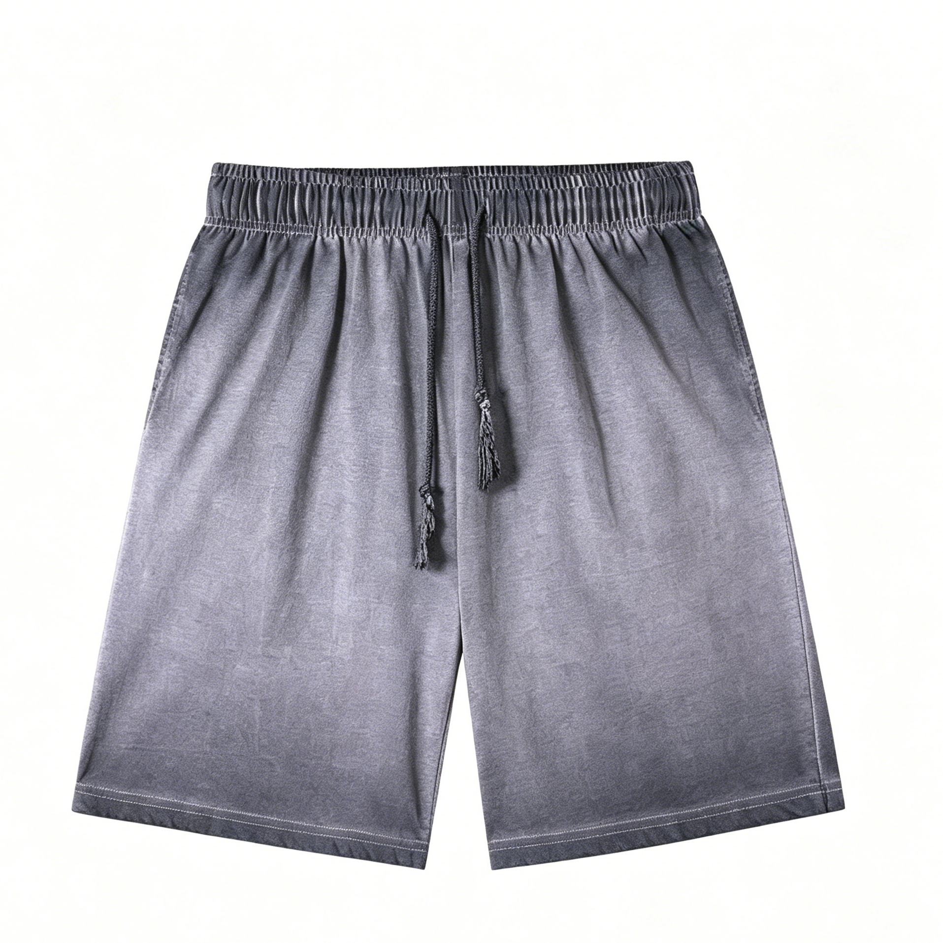 Vintage 100% Cotton Mens Shorts Mid Stretch Knee Length Casual Shorts 300GSM Heavyweight 5 Pocket