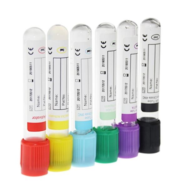 Medical Disposables Plastic Glass Cap Vacuum Blood Collection Tube K2 K3 EDTA Tube