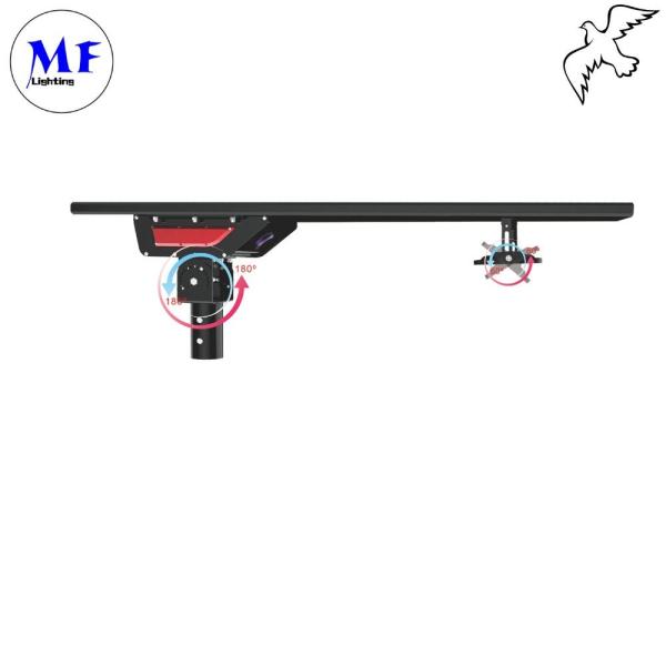 120W 180lm/W LED Solar Street Light Distribuição de luz profissional ao ar livre impermeável 5 anos Garantia para jardim