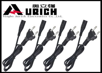 250v 2 Pin IRAM Brazil Standard AC Power Cord , Two Prong Appliance Power Cable