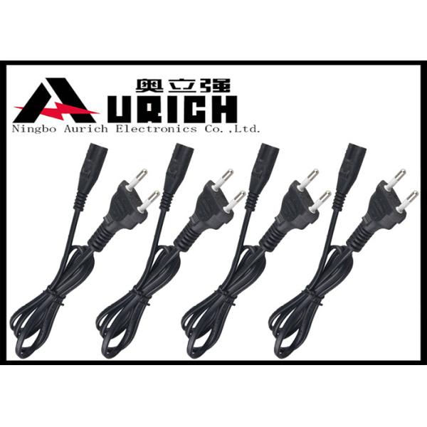 250v 2 Pin IRAM Brazil Standard AC Power Cord , Two Prong Appliance Power Cable