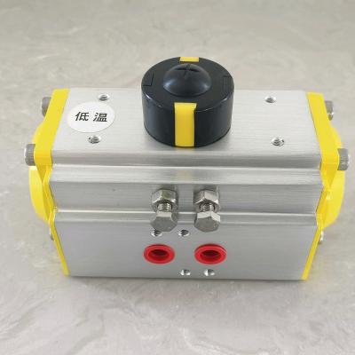 AT series double acting and single acting spring return pneumatic rotary actuator for valves