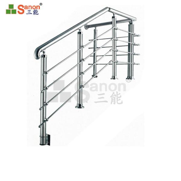 Easy Installation Satin Finished Stainless Steel Balustrade Dia 9.6mm For Steps