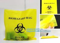 sac de transport de spécimen le poly, sacs d'emballage témoin de laboratoire, sac de spécimen de pathologie, autoclave met en sac, l'élimination des déchets b de Biohazard