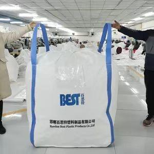 Polypropylene PP Woven Fibc Bags Cement Container Loading PP Big Bag For Bulk Packing Transport