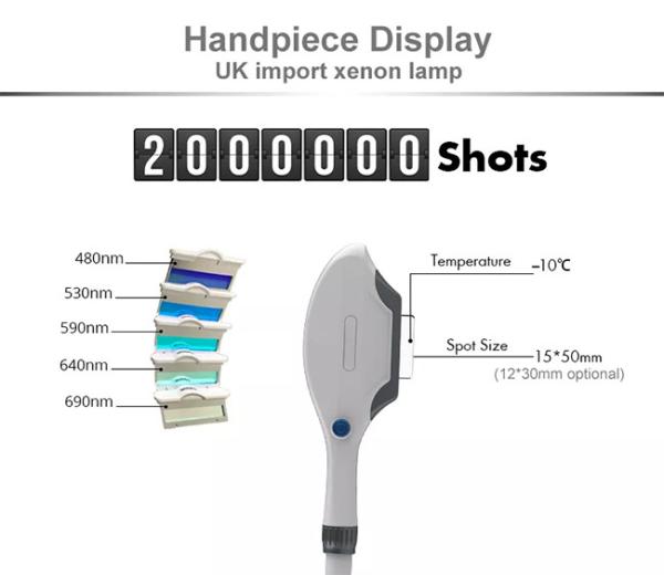 1600w 20HZ Ipl Shr Elight Laser 2 In1 Dpl Laser Hair Removal Ipl Beauty Equipment