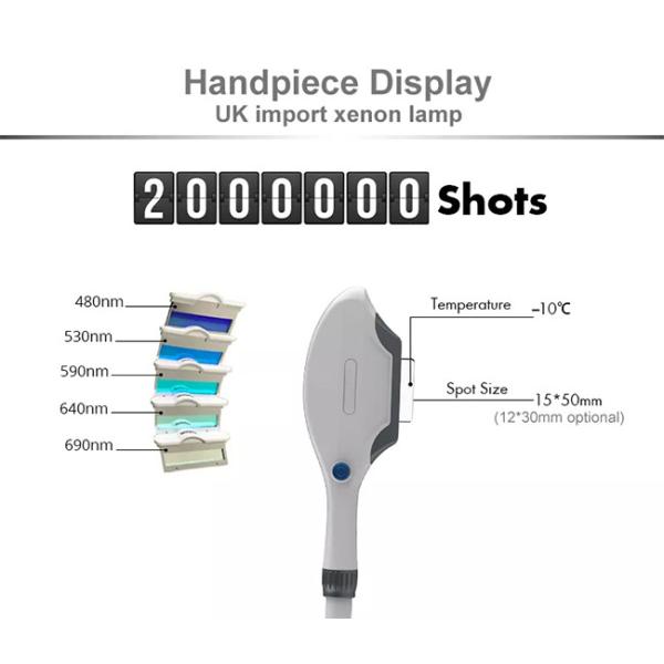 600nm к удалению 2000W волос дома Shr машины удаления волос 950nm IPL портативному