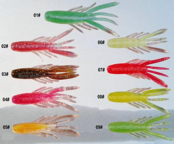 New design best sale 7.3g 7.5cm artifical soft fishing lure