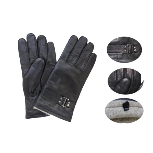 Customized Mens Soft Leather Gloves Plain Style Various Sze Colors Eco - Friendly