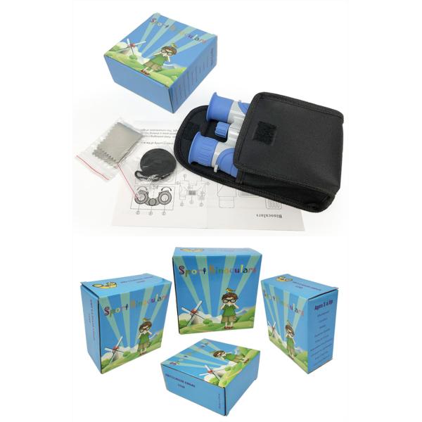 Оптически бинокли 8x21 для детей сотрясают бинокли детей призмы доказательства Bak4 с ремнем шеи